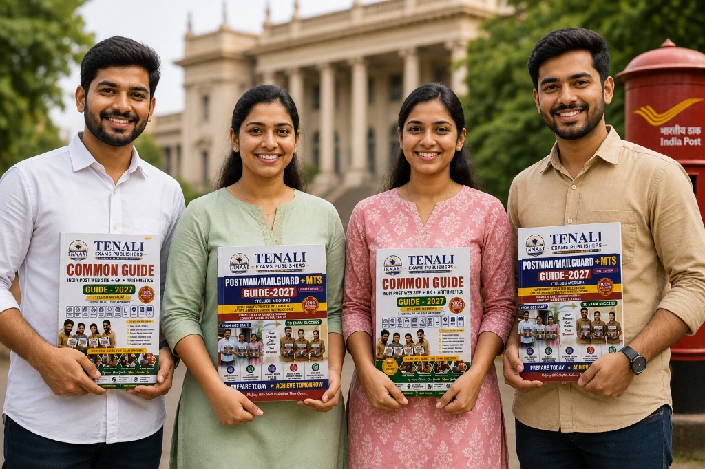 Successful Postal Exam Graduates with Tenali Exams Publishers Books